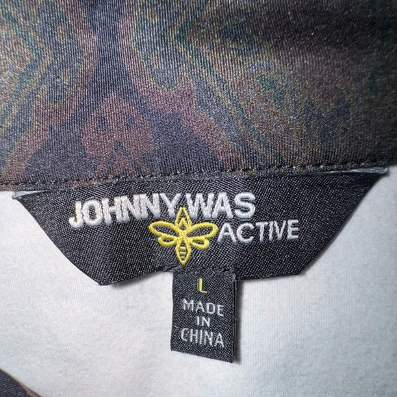 Johnny Was Active Nido Blocked Half-Zip Floral Pullover Top – Size L (EUC) - Picture 9 of 12